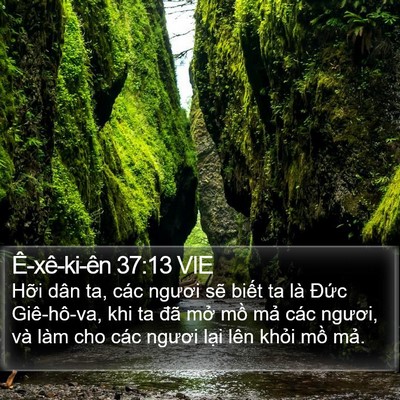Ê-xê-ki-ên 37:13 VIE Bible Verse Image