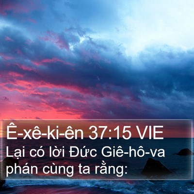 Ê-xê-ki-ên 37:15 VIE Bible Verse Image