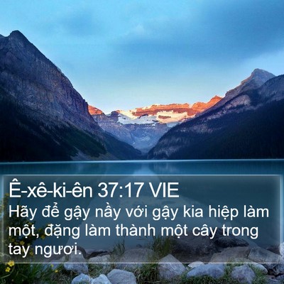 Ê-xê-ki-ên 37:17 VIE Bible Verse Image
