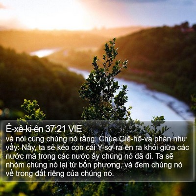 Ê-xê-ki-ên 37:21 VIE Bible Verse Image
