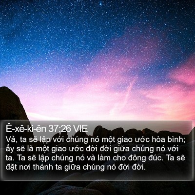 Ê-xê-ki-ên 37:26 VIE Bible Verse Image