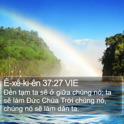 Ê-xê-ki-ên 37:27 VIE Bible Verse Image