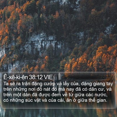 Ê-xê-ki-ên 38:12 VIE Bible Verse Image