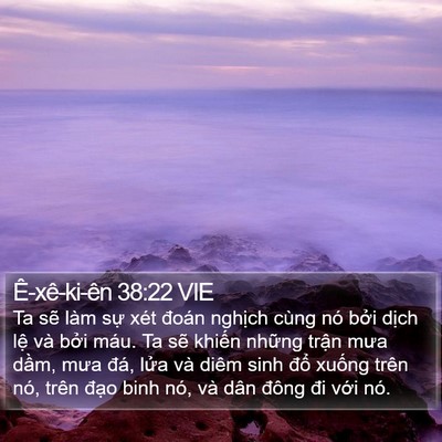 Ê-xê-ki-ên 38:22 VIE Bible Verse Image