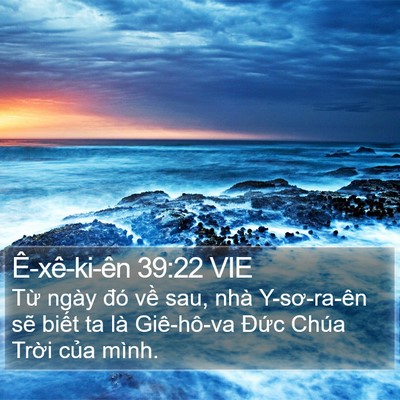 Ê-xê-ki-ên 39:22 VIE Bible Verse Image