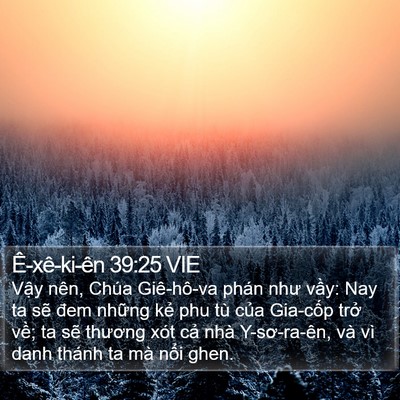 Ê-xê-ki-ên 39:25 VIE Bible Verse Image