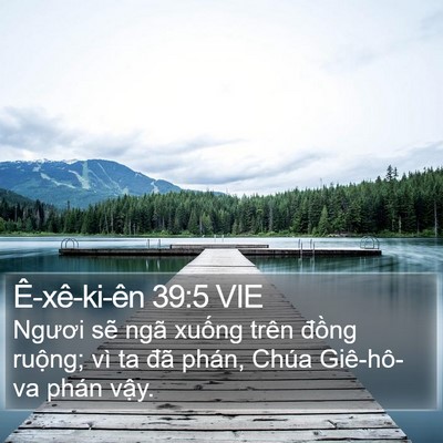 Ê-xê-ki-ên 39:5 VIE Bible Verse Image