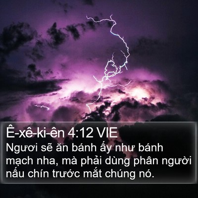 Ê-xê-ki-ên 4:12 VIE Bible Verse Image