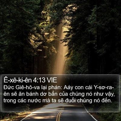 Ê-xê-ki-ên 4:13 VIE Bible Verse Image