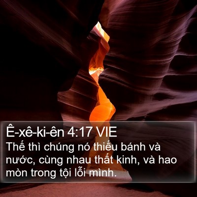 Ê-xê-ki-ên 4:17 VIE Bible Verse Image