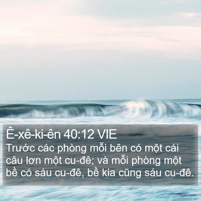 Ê-xê-ki-ên 40:12 VIE Bible Verse Image