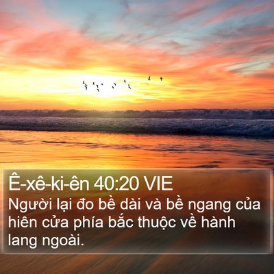 Ê-xê-ki-ên 40:20 VIE Bible Verse Image