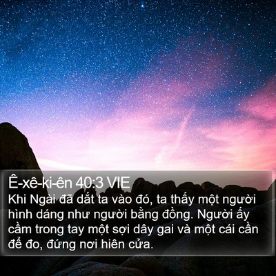 Ê-xê-ki-ên 40:3 VIE Bible Verse Image