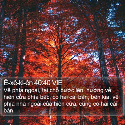 Ê-xê-ki-ên 40:40 VIE Bible Verse Image