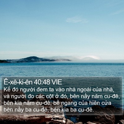 Ê-xê-ki-ên 40:48 VIE Bible Verse Image