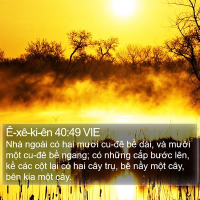 Ê-xê-ki-ên 40:49 VIE Bible Verse Image