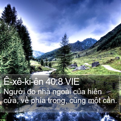 Ê-xê-ki-ên 40:8 VIE Bible Verse Image