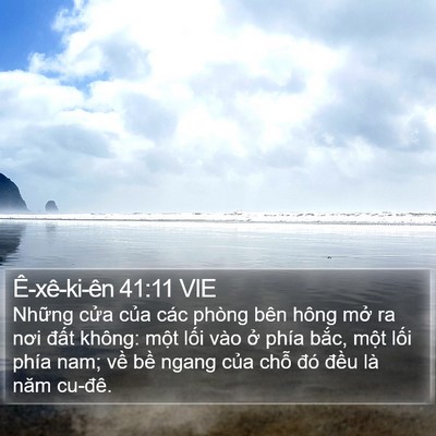 Ê-xê-ki-ên 41:11 VIE Bible Verse Image