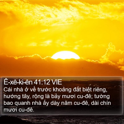 Ê-xê-ki-ên 41:12 VIE Bible Verse Image