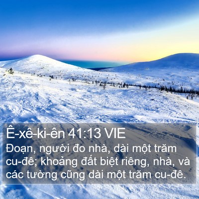 Ê-xê-ki-ên 41:13 VIE Bible Verse Image