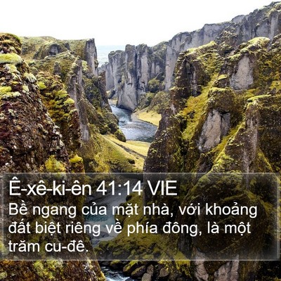 Ê-xê-ki-ên 41:14 VIE Bible Verse Image