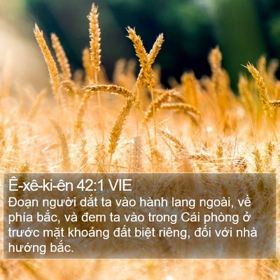 Ê-xê-ki-ên 42:1 VIE Bible Verse Image