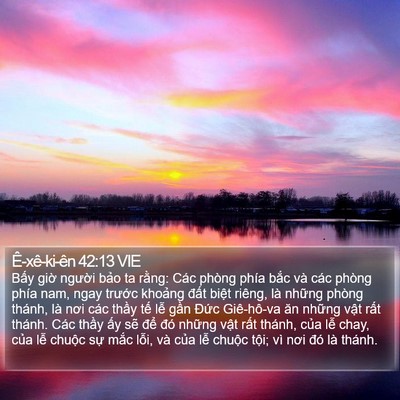 Ê-xê-ki-ên 42:13 VIE Bible Verse Image