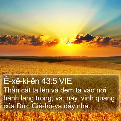 Ê-xê-ki-ên 43:5 VIE Bible Verse Image