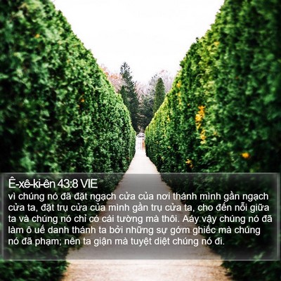 Ê-xê-ki-ên 43:8 VIE Bible Verse Image