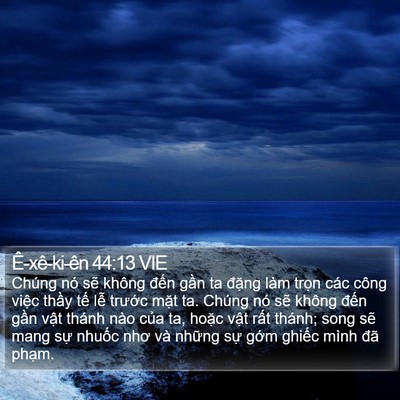 Ê-xê-ki-ên 44:13 VIE Bible Verse Image