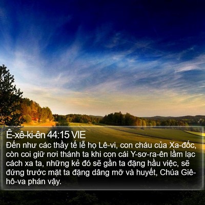 Ê-xê-ki-ên 44:15 VIE Bible Verse Image