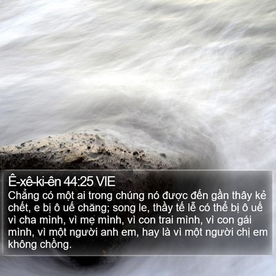Ê-xê-ki-ên 44:25 VIE Bible Verse Image