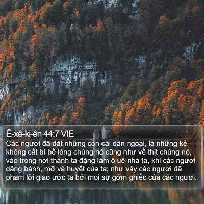 Ê-xê-ki-ên 44:7 VIE Bible Verse Image