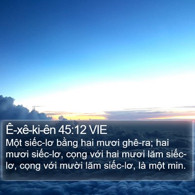 Ê-xê-ki-ên 45:12 VIE Bible Verse Image