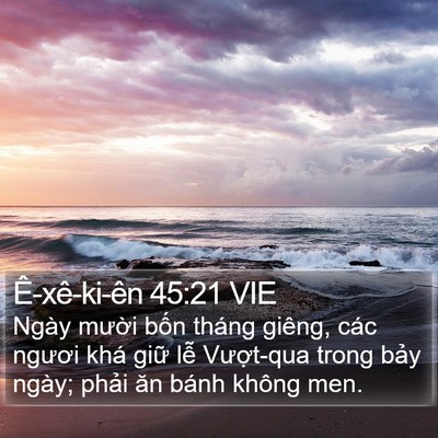 Ê-xê-ki-ên 45:21 VIE Bible Verse Image