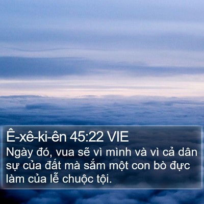 Ê-xê-ki-ên 45:22 VIE Bible Verse Image