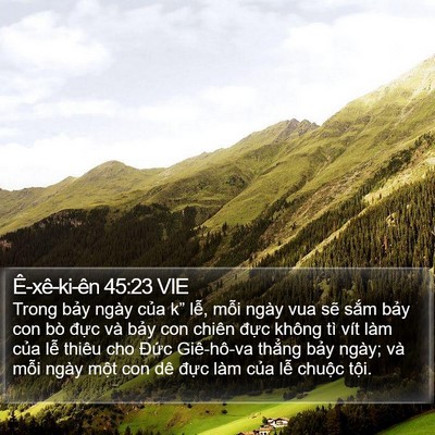 Ê-xê-ki-ên 45:23 VIE Bible Verse Image