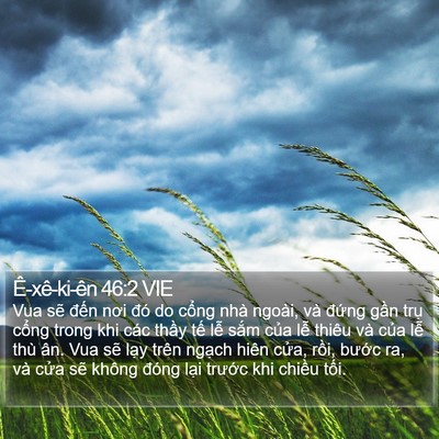 Ê-xê-ki-ên 46:2 VIE Bible Verse Image