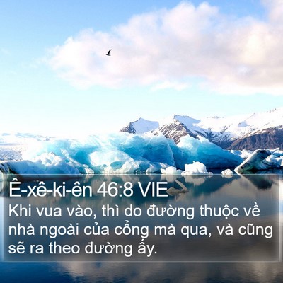 Ê-xê-ki-ên 46:8 VIE Bible Verse Image