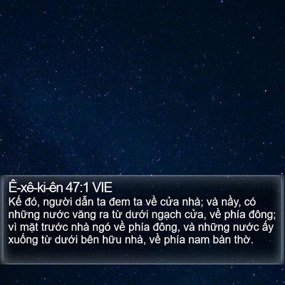 Ê-xê-ki-ên 47:1 VIE Bible Verse Image