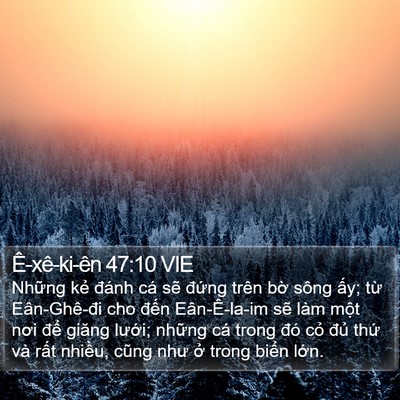Ê-xê-ki-ên 47:10 VIE Bible Verse Image
