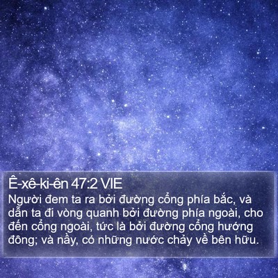 Ê-xê-ki-ên 47:2 VIE Bible Verse Image