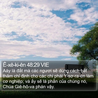 Ê-xê-ki-ên 48:29 VIE Bible Verse Image