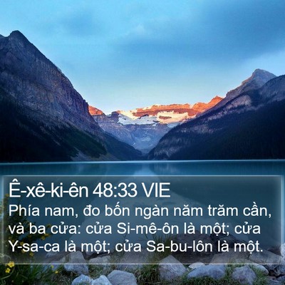 Ê-xê-ki-ên 48:33 VIE Bible Verse Image