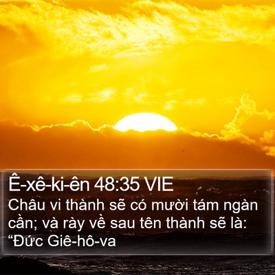 Ê-xê-ki-ên 48:35 VIE Bible Verse Image