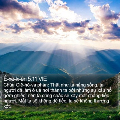 Ê-xê-ki-ên 5:11 VIE Bible Verse Image