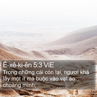 Ê-xê-ki-ên 5:3 VIE Bible Verse Image
