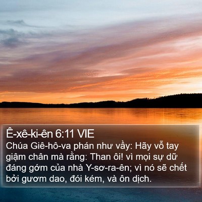 Ê-xê-ki-ên 6:11 VIE Bible Verse Image