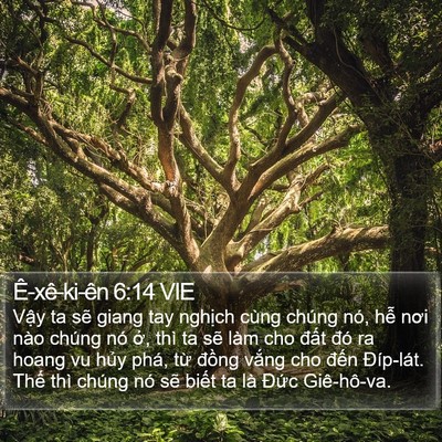 Ê-xê-ki-ên 6:14 VIE Bible Verse Image