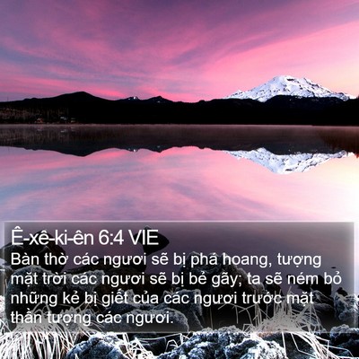 Ê-xê-ki-ên 6:4 VIE Bible Verse Image